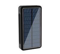Solar Charger Power Bank - Portable Charger with Solar Energy for Phones and Devices, 20000mAh Support 4 Devices with LED Light for Men Women Adults and Youth