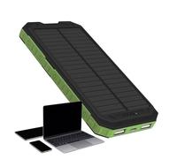 Solar Charger Shell - Solar Chargers Storage Box | Power Bank Hard Travel Case | Built-in Solars Panel Chargers Shells | Lightweight Device with Compass inc