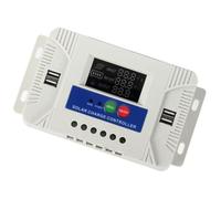 Solar Charges Controllers 12V 24V Auto Detecting LED Display Efficient Power Management Device for Home Camping Not Setups Solar Charges Controllers for Home Camping