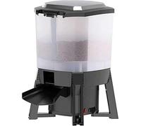 Solar Charging Automatic Fish Pond Feeder - 6L Capacity, Transparent Hopper, 120° Spray Feeding - Ideal for Outdoor Fish Ponds - Easy to Use and Install
