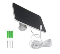 Solar Charging Panel 6W Monocrystalline Silicon Efficient(White)