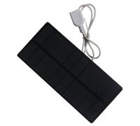 Solar Charging Panel - External Battery Pack for Phones | High Conversion Monocrystalline Cells with Weatherproof PET Lamination & USB Output Port for Outdoor Lights, Handsets, Toys and Mobile Gear