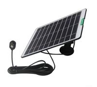 Solar Charging Panel, For Arlo Pro Series Cameras Featuring Ip65 Weather Resistance And High Efficiency Monocrystalline Silicon(black)