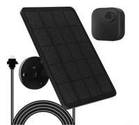 Solar Charging Panel for Blink for Outdoor 4 Camera 4W Power with 360° Adjustable Mount Bracket IP65 Waterproof Monocrystalline Silicon Built-In Backup Battery Quick