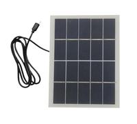 Solar Charging Panel, Waterproof Foldable 15W Unit, High-Conversion Solar Battery Charger, Polycrystalline Material, Outdoor Energy Accessory for Yards Porches, Camping Hiking and Garden Power Supply