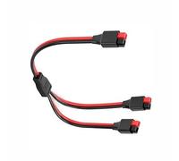 Solar Charging Splitter Cable, 12AWG Y Splitter Cable with 45A Connectors for Portable Power Station Generator Solar Panel