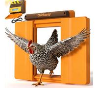 Solar Chicken Coop Door, Dual-Motor Lock, Triple Mode, USB Rechargeable