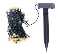 vidaXL LED Solar String Lights Warm White Christmas Decoration Xmas Tree Light