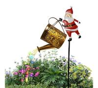 Solar Christmas Lights with Santa - Waterproof Vintage LED Solar Lamp - Christmas Light with Santa, for Christmas Party Church Offices Home Lawn Outdoor Hallway Path Pool Patio Park