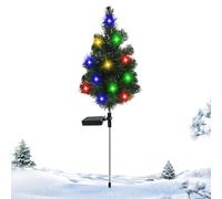 Solar Christmas Tree - 75x11cm Solar Christmas Tree Light, Strong Waterproof Capacity | Outdoor Christmas Decorations with Stake, Garden Stake Tree Lights for Patio, Cé