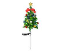 Solar Christmas Tree - MULTICOLOR LEDS MARDIAL LEILS OUTDOOR, 8 Lighting Modes | Waterproof Holiday Site Decoration, Seasonal Display, Solar Metal Lights for