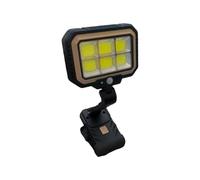 Solar Clamp Lights Outdoor,3 Modes Waterproof Fence Lamp - Foldable Motion Sensor Light Outdoor,for Patio Garden Balcony Yard Pathway Railing Driveway