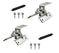 Solar Clamp Trapezoidal Sheet Metal Bracket Fastener Holder Mounts 2 Pack | This adjustable sheet metal holder allows for easy customisation to securely fit various trapezoidal roof profiles.