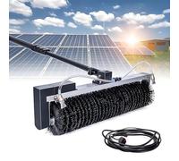 Solar Cleaning Brush with 3.5-7.5m Telescopic Pole Snap Lock Design Prevents Accidental Retraction Ideal for Various Cleaning Tasks Solar Panel Cleaner Tool
