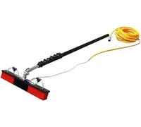 Solar Cleaning Kit, Water Fed Pole Brush for Efficient Roof and Glass Cleaning, Photovoltaic Cleaner, 10m with Adjustable Reach for Solar Panels