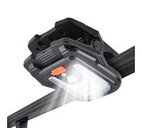 Solar Clip Light - 3x3.54x1in Outdoor Led Lamp, Adjustable Bright Fence Light, Waterproof Garden Yard Fixture | Energy Efficient Solar Lighting with Type-C Charging for Patio Garage Camping Security