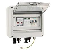 Solar Combiner Box, Photovoltaic PV Combiner Box with 1 Input 1 Output, DC 600V Fuse Boxes for Efficient Solar Power Management