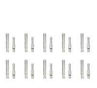 Solar Connector Core Male Female Pin Pair - Tinned Copper PV Connector Insert Set, Photovoltaic Terminal Inner Pin for 2.5/4/6mm² Cable Press C(50 Pairs)
