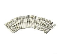 Solar Connector Inner Core Pair with Tinned Copper Contacts, Male and Female Core Terminal Plugs for Alternative Energy Systems, Fits 2.5/4/6mm² Cables, High(10 Pairs)