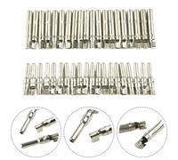 Solar Connector Terminal Pair with Inner Core, Male and Female Tinned Copper Contacts, 2.5/4/6mm² Wire Press Connection for Alternative Energy Systems,(5 Pairs)