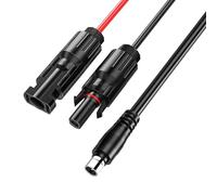 Solar Connector to DC8020 Extension Cable for Solarpanel Charging, Compatible with Jackery Explorer 5000, 3000, 2000, 1500, 1000 Pro, Plus, 700, 600 Plus,1500 Ultra , 600 V2 ,HomePower 3600, 3000