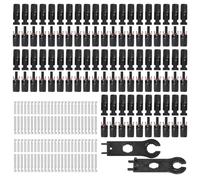 Solar Connectors, 50 Pairs MC4 Connectors, Solar Panel Connectors, IP67 1000V 30A Waterproof Male/Female Solar Panel Cable Connectors (50 Pairs Connectors for 2.5/4/6mm² with 2 Pack Wrenches)