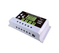 Solar Controller 10A 20A 30A 40A 50A 60A Auto 12V 24V Charge Discharge Controller PWM USB DC Output(60A)