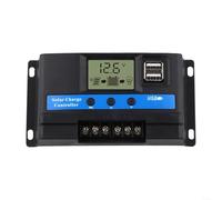 Solar Controller 12V/24V Auto LCD Display For RV Street Light Home Power System(30A)