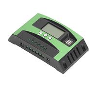 Solar Controller 12V 24V | LCD Display with Enhanced Regulation | Photovoltaic Panel Regulator for Home / Industry / DIY Projects | Overload & Short Circuit Protection (30A)