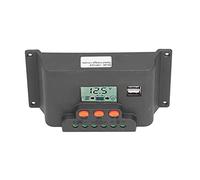 Solar Controller LCD 12/24V Auto USB Dual Port PWM Adjustable Solar Charge Controller for Industrial Battery Systems with Large Display and Electronic Protection (30A)