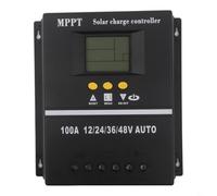 Solar Controller Photovoltaic, 12/24/48V Adaptive Panel Power Generation Charging(100A)