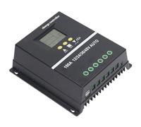 Solar Controller, Solar Controller MPPT Solar Inverter with 12V 24V 36V 48V Adaptive MPPT Solar Controller for Solar Controller Dual USB Port Backlit
