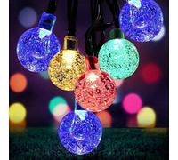 Solar Crystal Ball Lights, 50 Led 7M/24Ft 8 Modes Waterproof Solar Powered Hanging Decor For Garden Patio Wedding Party