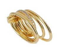 Solar Crystal Ring - female - Panconesi - Rings - Yellow - S - Accessories S