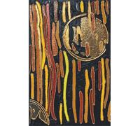 Solar Currents: Original Canvas-Based Art Notebook with Vibrant Flow-Inspired Margins, A5 Premium Blank Pages for Intuitive Writing and Sovereign Expression