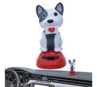 Solar Dancing Animal - Cute Dashboard Ornament, Sun Powered , Animated Desktop Figure, Fun Window Car Decor | Valentine’s Day Solars Dancings Animals Gift for Office Home Cars Decoration Col
