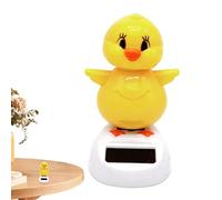 Solar Dancing Chicken | Car Dashboard Toy - Solar Powered Dancing Doll, Solar Power Toy Dancing Figurine, Solar Powered Dancing Chick for Car Decor