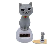 Solar Dancing Figure - Convenient Solar Dancing Cat | Creative Cute Solar Powered Swinging | Animated Bobble Dancer |Cat Dashboard Decoration for Kids, Boys, Girls, Children, Women, Men