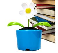 Solar Dancing Figurines - Solar Powered Swinging Flower Car Figurines | Weather-Resistant Outdoor Decor, Funny Car Interior Accessories, Table Ornament for Living Room Bedroom