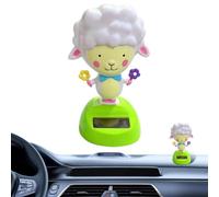 Solar Dancing Figurines Solar Sheep Design Shaking Collectible Figure
