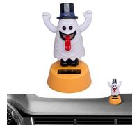 Solar Dancing Figurines Swinging Dancer Ornaments | Animated Halloween Cartoon Dashboard Accessories for Living Room Bedroom Truck Auto Automotive Vehicle Home Road Trip