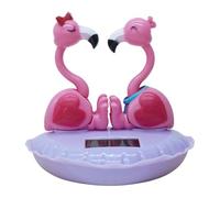 Solar Dancing Flamingo - Dance Flaming | Solar Power Dance Flaming | Car Dashboard Waving Flamingo | Solar Dancing Animal Decor | Shake Head Toy for Car Desktop Decoration
