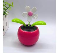 Solar Dancing Flower Car Dashboard Decorations Funny Solar Powered Dancing Flower Pot Car Ornaments Flower Swinging for Car Decor Gifts for Friends Solar Power Kits Learning and Education