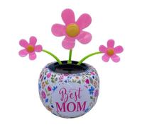 Solar Dancing Flower Sunflower Automotive Ornament Swinging Animated Dancer Toy Car Dashboard Decor Suncatchers Solar Apple Blossom Bobblehead Windowsill Decoration for Car Home Decor