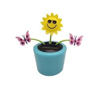 Solar Dancing Flower | Sunflower Dancing Kit | Solar Dashboard Decorations | Shaking Head Car Ornaments For Car Desk Decor Solar Powered Dancing Flower Kit,Solar Powered Kits,Novelty and Gag Kits
