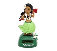 Solar Dancing Hawaii Girl Dancing Figure, Car Dashboard Decor,Hawaiian hulas Girl Solar Dashboard Doll, Car Ornaments Dolls, Solar Dancing Toy Dashboard Solar Powered Toys Girl Hawaii Car Decoration