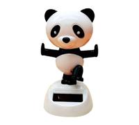 Solar Dancing Panda Doll - Solar Power Panda Figurine | Swinging Cartoon Toy | No Battery Required | Cute Auto Interior Decoration Gift For Car Dashboard, Home, Office, Or Bedroom Decor
