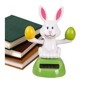 Solar Dancing Toys: ABS Power Power Dancing Toys | Solar Powered Dancing Figures, Cute Bunny Holding Eggs Solar Board Dancing Figures, Figure Toy for Kids