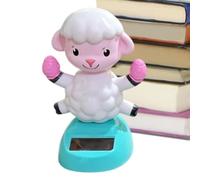 Solar Dancing Toys - Abs Sheep Design Shaking Solar Dashboard Decorations