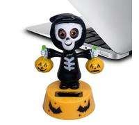 Solar Dancing Toys Solar Dancing Ornament | Halloween Animated Cartoon Dashboard Accessories for Vehicle Truck Home Auto Automotive Living Room Bedroom Road Trip